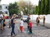 Przygotowania do odsłonięcia muralu