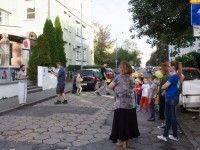 Przygotowania do odsłonięcia muralu