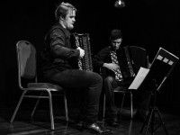 Duet akordeonowy: Dominik Szauer i Dominik  Bezkorowajny