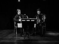 Duet akordeonowy: Dominik Szauer i Dominik  Bezkorowajny