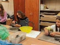 W pracowni ceramicznej