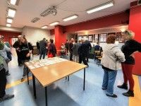 Wernisaż wystawy z udziałem uczestników warsztatów  arteterapii