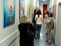 Wernisaż wystawy prac Bożeny Rączki