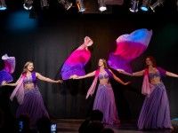 Pokaz tańca orientalnego tancerek Szkoły Al - Mara