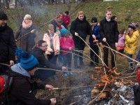 Parada z marzannami | piknik nad Odrą